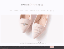 Tablet Screenshot of marianloveshoes.com